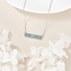 Mountain Necklace Sterling Silver Turquoise Mountain Pendant Teardrop Jewelry Gifts