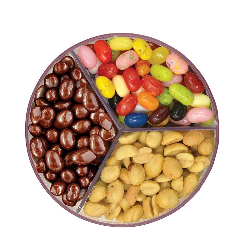 Handy Gourmet Original Triple Candy Machine-Fun Candy & Nut Dispenser-New