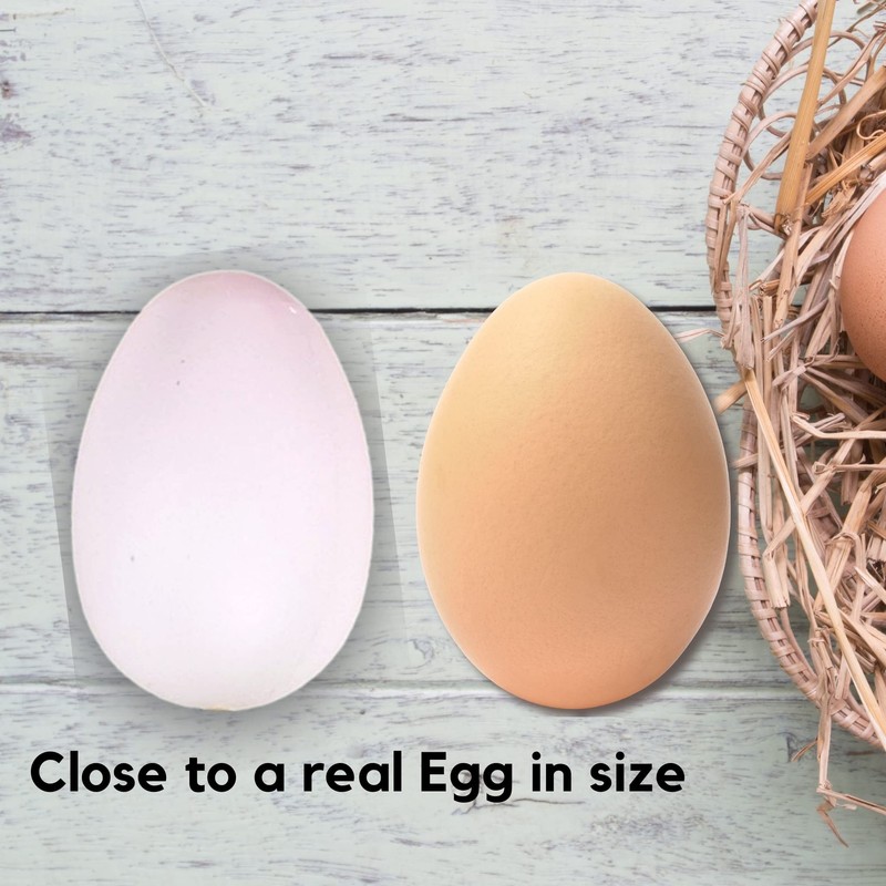 Plastic Hollow Eggs On Sticks White Easter Eggs to Decorate