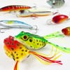 L PATTERN Kunstköder Hecht Set, 158PCS Wobbler Angelköder Kit Popper
