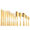 Buyer Star King Dessert Forks, Stainless Steel Gold Fork Set