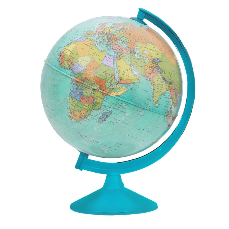 Exerz 30CM Educational World Globe Swivel Rotating Globe - Diameter