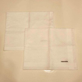 Renoma 대구백화점 레노마남녀1매 선염 쟈가드 손수건2종 택1(JQ2) Daegu Department Store Renoma Unisex 1 Piece Yarn-Dyed Jacquard Handkerchief 2 Types Choose 1 (JQ2)