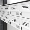 Gueevin 200 Pcs Magnetic Label Holders Bulk 4 x 2
