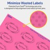 Avery Printable Oval Labels with Sure Feed Technology, 1-1/2" x
