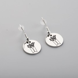 AKTAP K-Pop Jewelry Army Gifts Kpop Merchandise Earrings for Korean Group Fans, Stainless Steel
