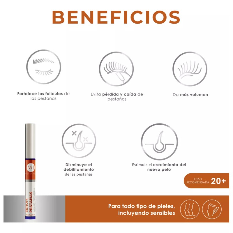 Mist Jewel Suero Alargador Pestanas Alargador Y Crecimiento Biotina