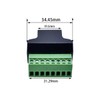 PENGLIN 2pcs RJ45 Female to 8 Pin Screw Terminal, 8P8C