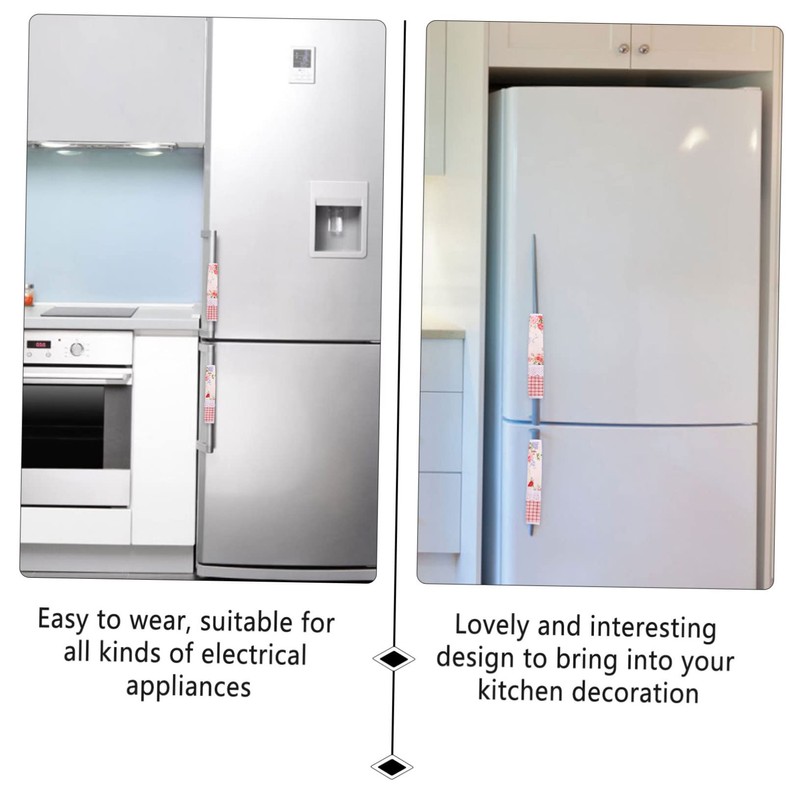 LABRIMP Refrigerator Handle Gloves Door Handle Cover Set Skid Proof