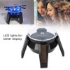 Semme Solar Turntable,Solar Rotating Display Stand, 360° Rotating Turntable with