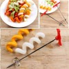 Bessy shop Fruit Spiral,2 PCS Vegetable Spiral Cutter,Manual Carrot Cucumber