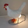 Chicken Egg lamp,3D Chicken Table lamp, LED Egg lamp,Funny Resin