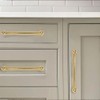khtumeware 10 Pack 6 Inch Hole Center Polished Brass Cabinet
