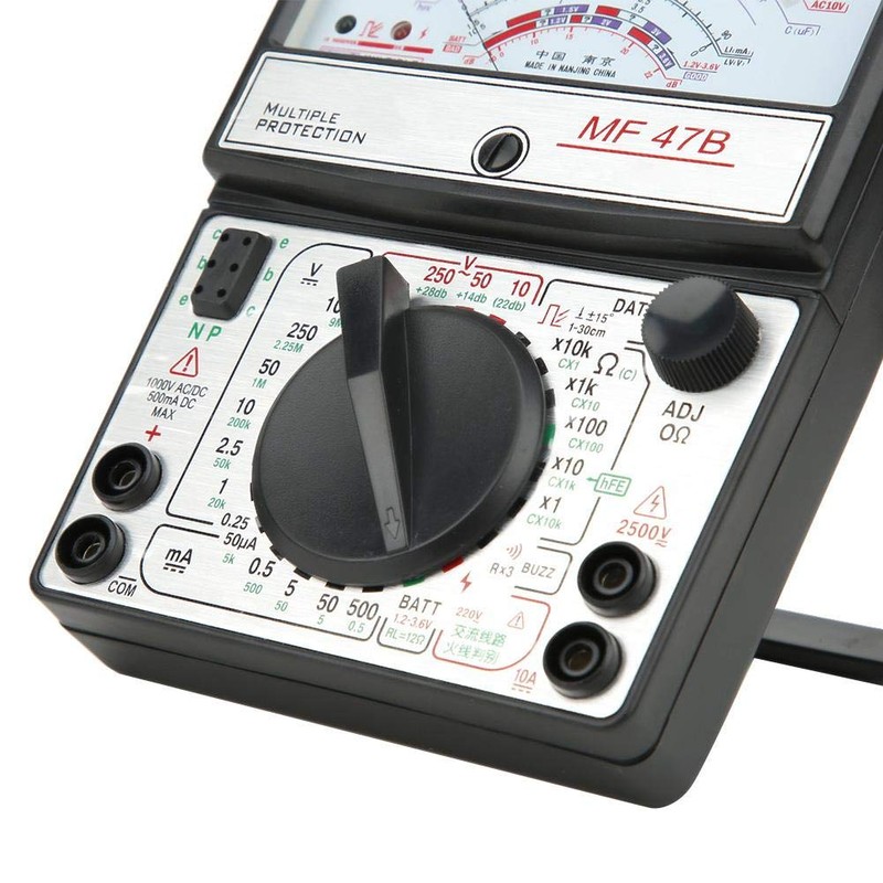 MF47B Digital Screen Multimeter, Voltage Current Tester Display Multimeter Test