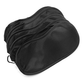 Maltose Eye Mask, Disposable, Set of 5, Blindfold, Silk, 3D Structure, Breathable, Comfortable Sleep, Light Shade, Lightweight, Ear Plugs, Storage Pouch