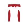 OGK KABUTO Inner Pad Set 3, Red