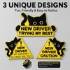 3PCS Cat Student Driver Magnet, Please Be Patient Car Signs