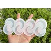 Extended Zodiac Moon Lunar Sway Silicone Mold Flexible Fondant Food