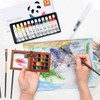 Mini Palette, Mini Watercolour Set, 15 Grids Portable Sketchbook Palette,