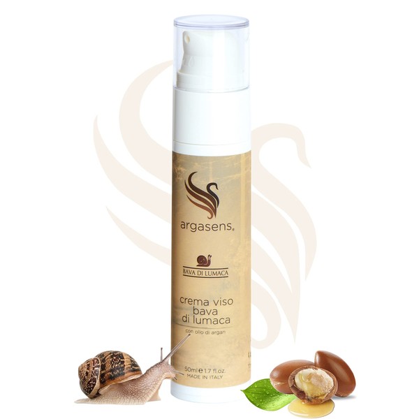 Argasens Snail Slime Extract with Argan Oil and Hyaluronic Acid