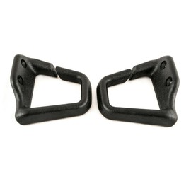 Lizixny 2 Pcs Seat Belt Guides, Ebony Black Seat Belt Shoulder Guides Loops Replacement Compatible with Camaro Firebird Convertible 1993-2002, 16817202, 16817203