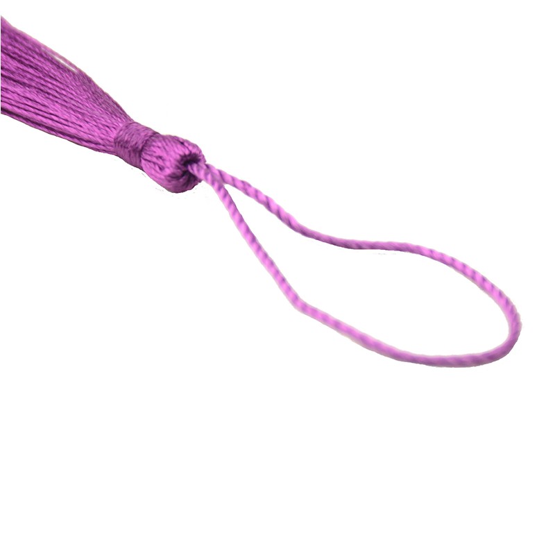 Makhry 100pcs 13cm/5 Inch Silky Floss Bookmark Tassels with 2-Inch