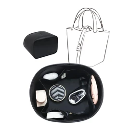 JLYZ Moon Fits for Picotin Bag Insert Organizer For Hermes(18,Black)