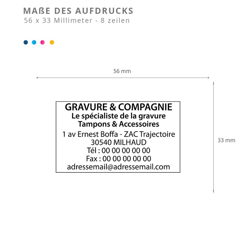 Trodat Metal Line 5206 Self-Inking Ink Pad - Personalise Stamp