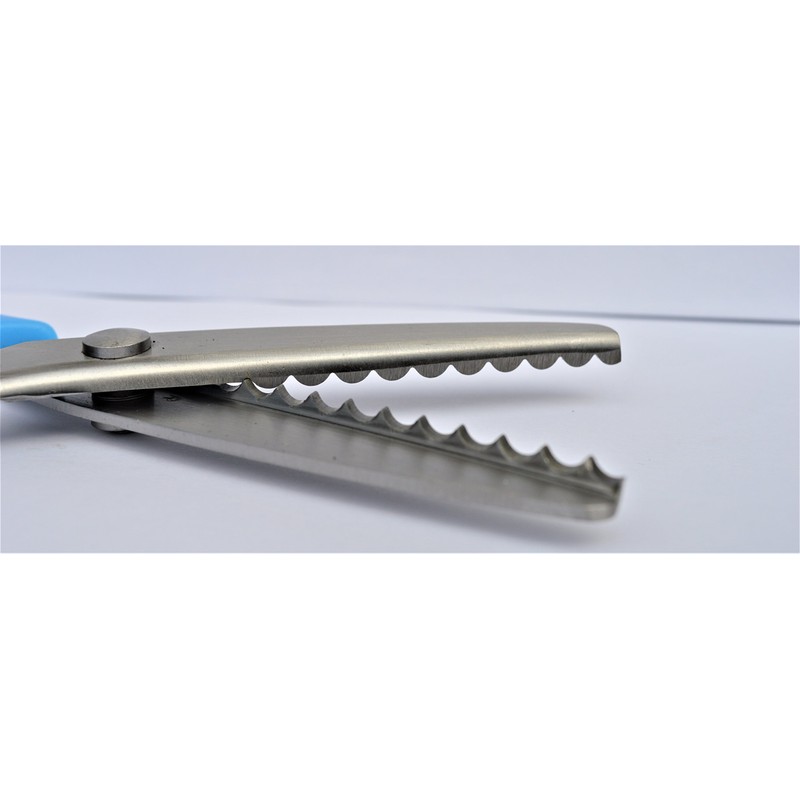 HONGBE Fabric Pinking Scissors with Scallop Edge. Perfect for Tailoring