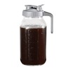 64 oz Glass Pitcher with Airtight Lid – Wide Mouth