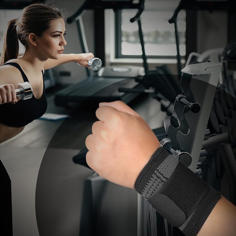 Wrist Strap Compression Wrist Strap Fitness Weightlifting Sprain Tendonitis Carpal