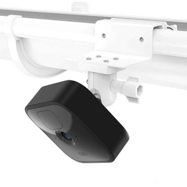 HOLACA Weatherproof Gutter Mount Compatible with All-New Blink Outdoor 4 (4th Gen)/(3rd Gen) Indoor Camera &Blink XT2 - Weatherproof 360 Degree Protective Adjustable Outdoor Accessories (WHITE)