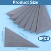 HINZIC 8Pcs Window Tint Squeegees Triangle Corner Squeegee Plastic Card