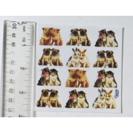 Violette Stickers - SWEETHEART PETS - 4x4 Square of NEW RELEASE Stickers #K242