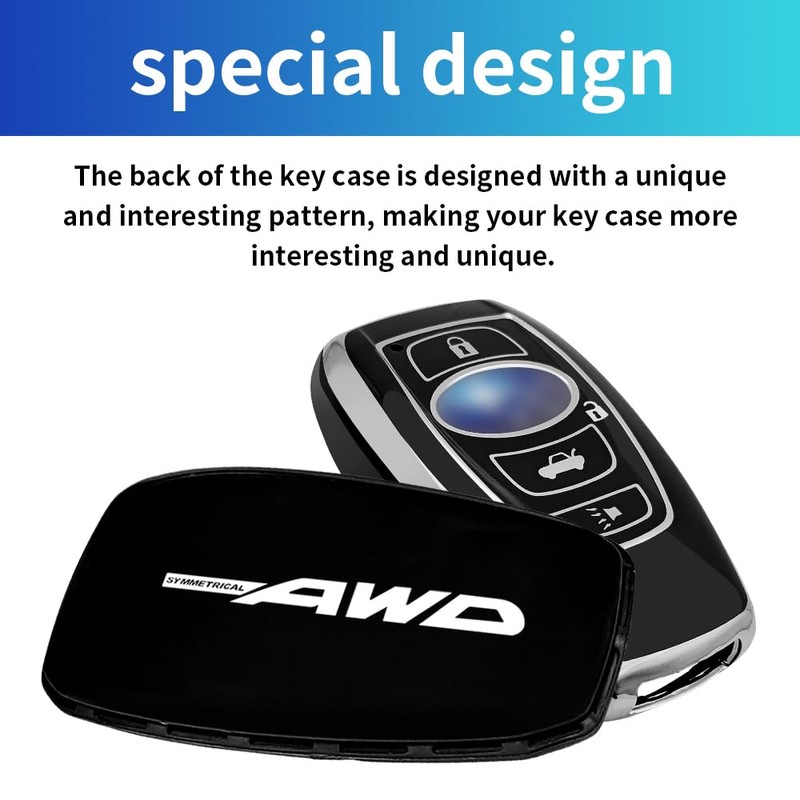 TPU Key Fob Cover for Forester Crosstrek Outback Ascent Legacy,