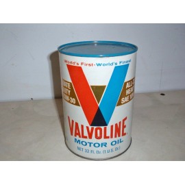Valvoline Vintage Motor Oil Can Full