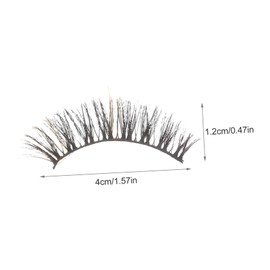 Baluue Sets Women's Makeup Eyelashes Natural Look False Eyelashes Fluffy Extensions for Girls Ladies Faux Lashes Pairs