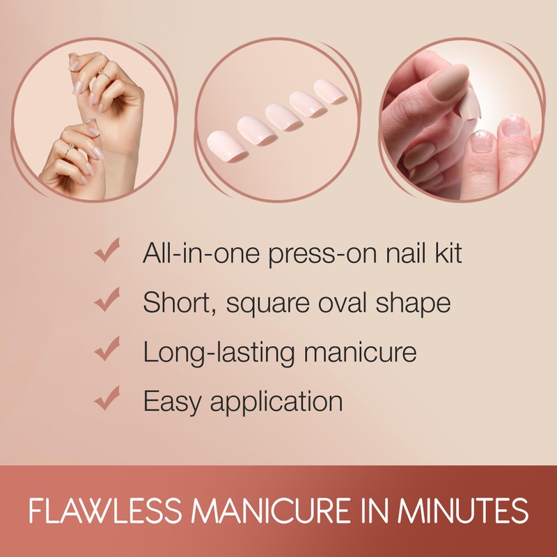 Ardell Nail Addict Naked Porcelain