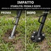 Piastra di estensione per cavalletto laterale, cavalletto laterale per moto,