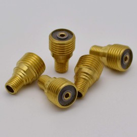 10PCS TIG Welding Gas Lens Collet Body 45V44 (3/32") & Collet 13N23 for TIG Welding Torch WP 9, 20 and 25 (45V44 & 13N23 (3/32"))