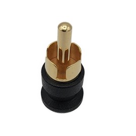 20 pcs Gold RCA SHORTING CAPS - Noise Stopper Gold Plated Cap Dust Protector RCA Input Plug
