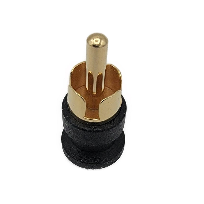20 pcs Gold RCA SHORTING CAPS - Noise Stopper Gold