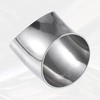 X AUTOHAUX OD 2 Inch 45 Degree Stainless Steel Bend