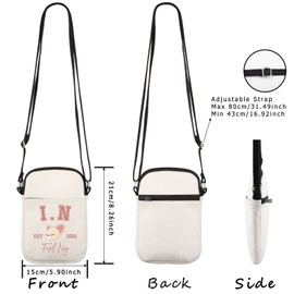 WCGXKO Korean Pop Gift K-Pop Group Merch Kpop Boys Group Est 2001 Foxl Crossbody Bag KPop Music Lover Gift (2001Foxl Cr CA)