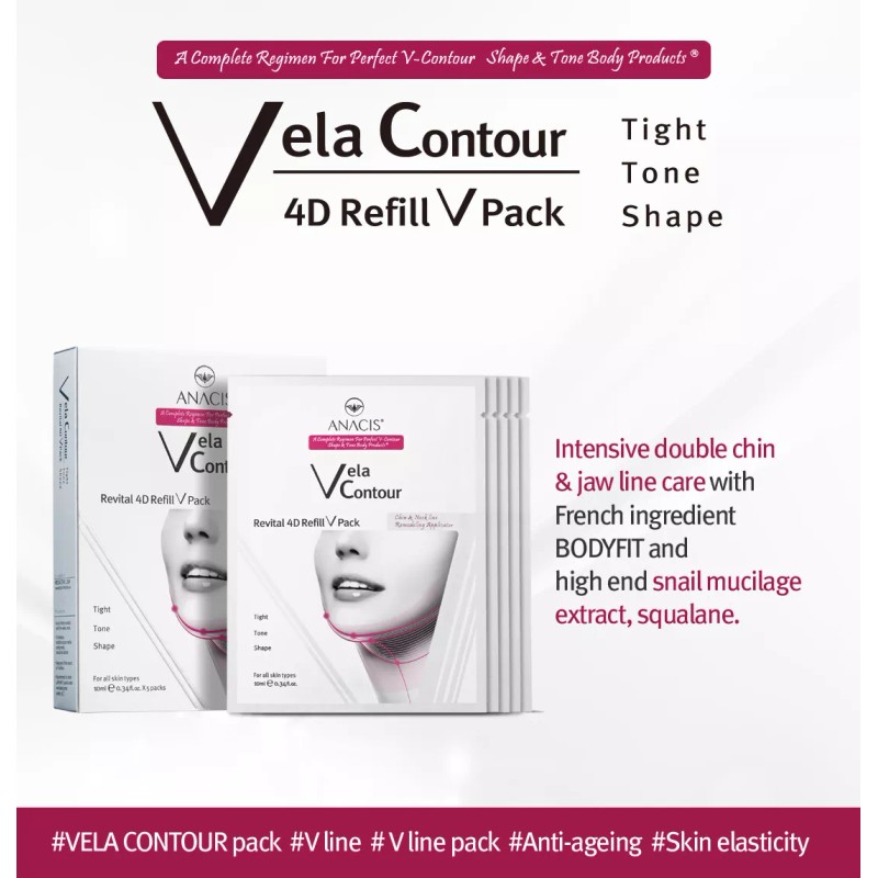 Anacis Double Chin Remover Face Lifting Firming Shaping Vela Contour