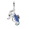 Nenalina 714146-001 Seahorse Carabiner Charm Pendant for Charm Bracelet 925