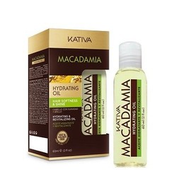 Kativa Aceite Macadamia Hidratante 60ml Multicolor para Todos los Tipos de Piel, Gluten Free
