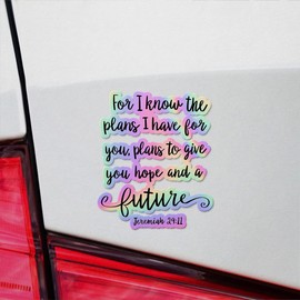 Holographic Decal Stickers of Hope and Future Premium Waterproof Vinyl Decal Stickers for Laptop Phone Accessory Helmet Car Window Mug Tuber Cup Door Wall Decoration NVCVER3g87310HO