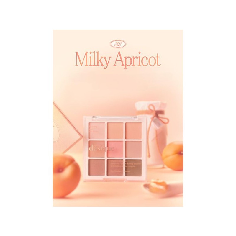 DASIQUE Shadow Palette 7.6g [Milky Fruits Collection], Color:32 Milky Apricot