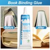 2 PCS Book Glue,Book Binding Glue,Strong Clear Book Glue for